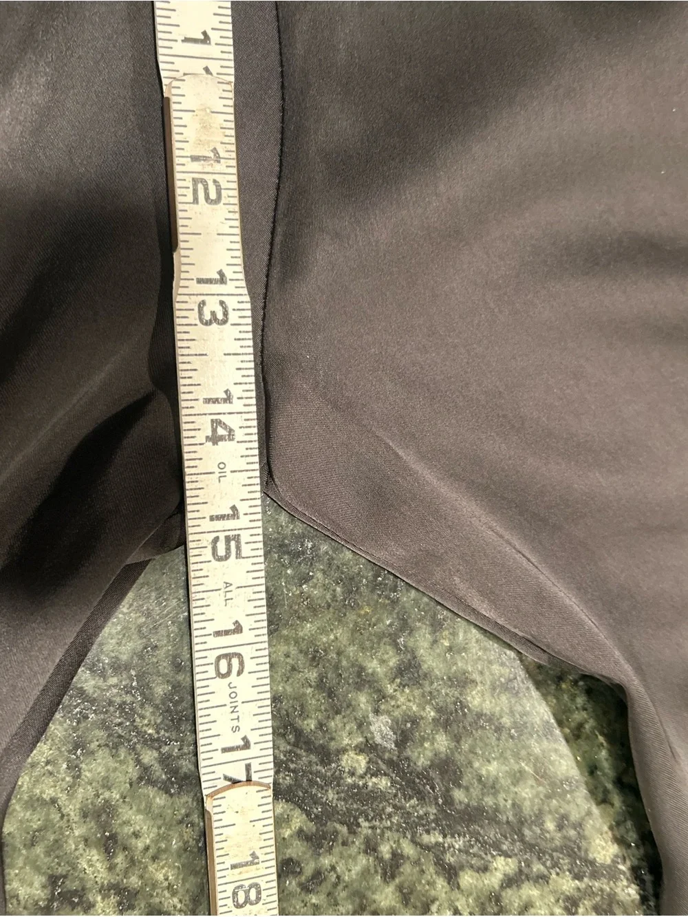 Hello Molly Black Satin Draped High-Neck Jumpsuit. Sz X-S. 514 - Picture 5 of 10